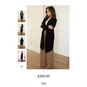 Rebecca King Long Blazer